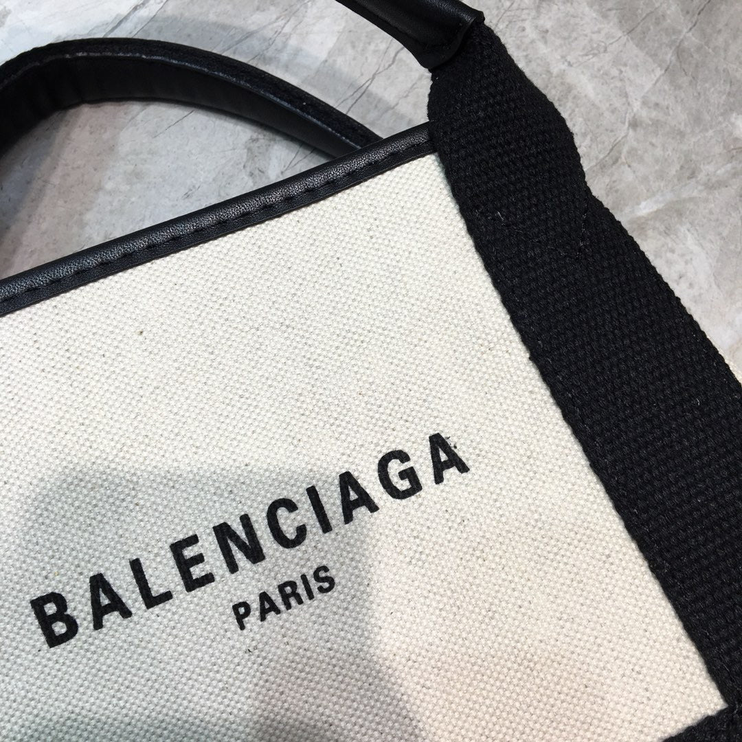 BLN-Ciaga Navy XS Tote Bag In Black, For Women,  Bags 12.6in/32LO 3903462HH3N9260