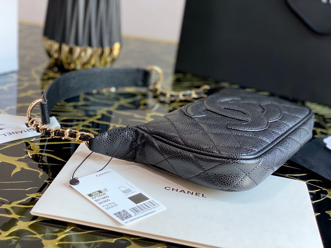 CHL -  Classic Shoudlerbag Black For Women 9.8 in / 25 LO