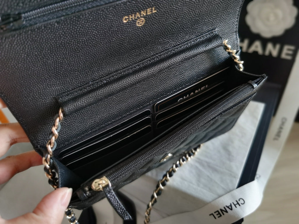 CHL - Mini Flap Bag Black For Women 7.2in/18.5LO
