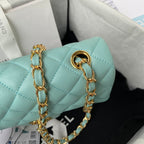 CHL - Mini Classic Handbag Light Blue For Women 7.9in/20LO