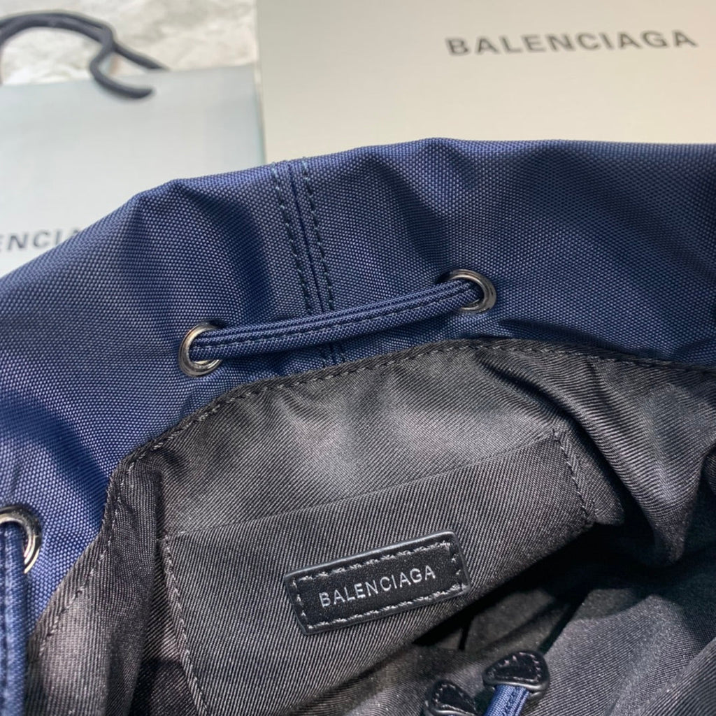 BLN-Ciaga Le Cagole Medium Bucket Bag In Dark Blue, For Women,  Bags 17.6in/45LO