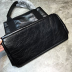 BLN-Ciaga Navy Medium Cabas Tote Bag In Black, For Women,  Bags 14.1in/36LO