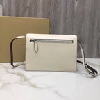 B-Berry - BB  Small Macken Colorblock Crossbody Brown/White Bag For Women, Bags 9.5in/24LO