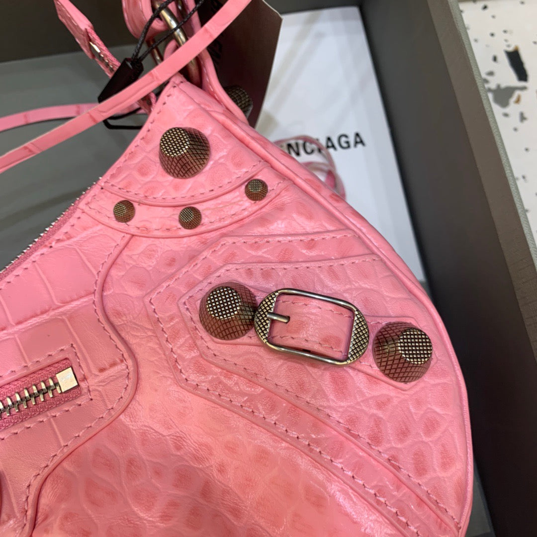 BLN-Ciaga Le Cagole XS Shoulder Bag In Pink, For Women,  Bags 13in/33LO 67130723EBY5812