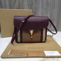 B-Berry - BB  Small  Check And Crossbody Bag Brown For Women, Bags 9in/24LO