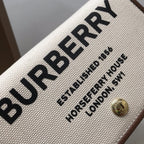 B-Berry - BB  Horseferry Print Cotton Canvas Small Crossbody Bag For Women, Bags 7.1in/18LO 80518441