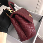 CHL - Handbag With Top Handle Dark Red For Women 11in/28LO