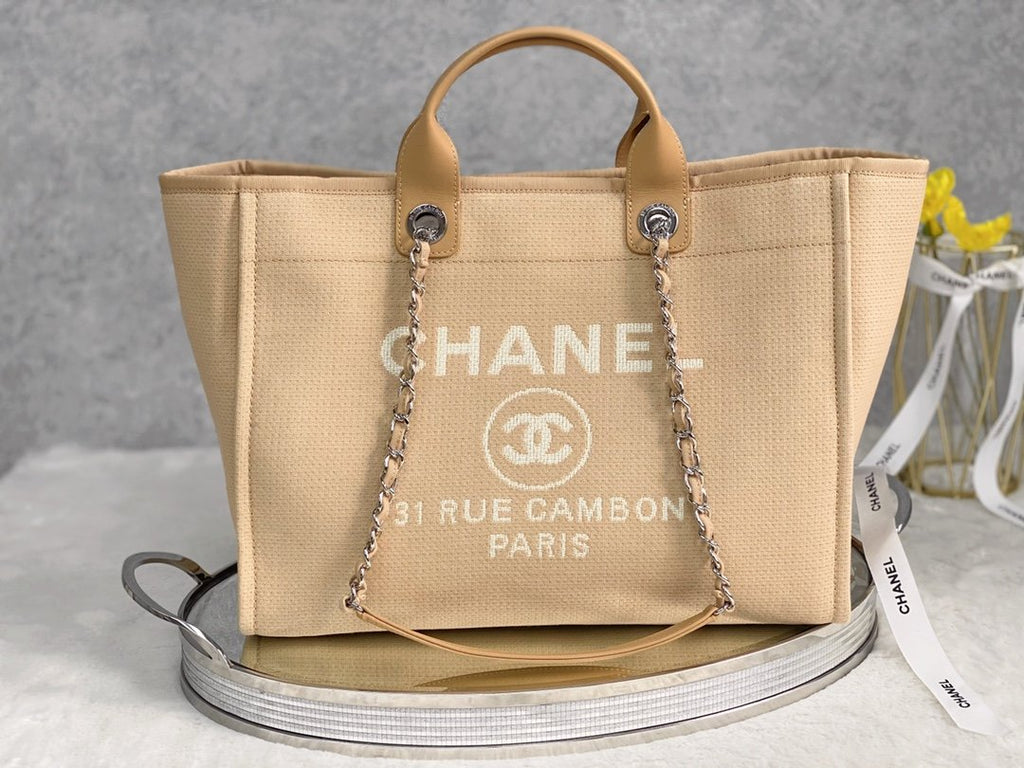 CHL - Small Shopping Bag SilLusso Official - Hardware Raffia For Women Handbags, Shoulder Bags 15.2in/39LO AS3257