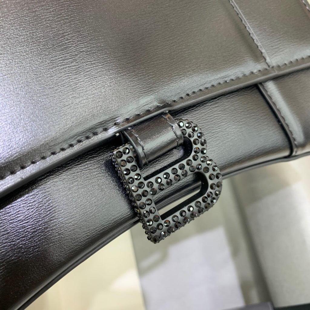 BLN-Ciaga Hourglass Small Handbag In Black, For Women,  Bags 9in/23LO