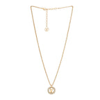 LV BY NIGHT DIAMOND PAVED NECKLACE