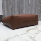 B-Berry - BB  Small Embossed Crest Tote Brown For Women, Bags 13.8in/35LO