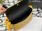 CHL - Vinyl Classic Yellow Shoulder bag For Women 29LO/11.5in