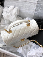 CHL - Mini Flap Bag With Top Handle White For Women 7.8in/20LO