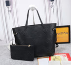 LU VI NeTLM -full MM -  Tote Bag Monogram Empreinte Black For Women, Handbags, Shoulder Bags 12.2in/31LO LV M45685