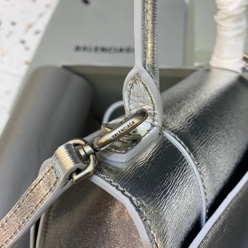 BLN-Ciaga Hourglass Small Handbag In SliTLM -, For Women,  Bags 9in/23LO
