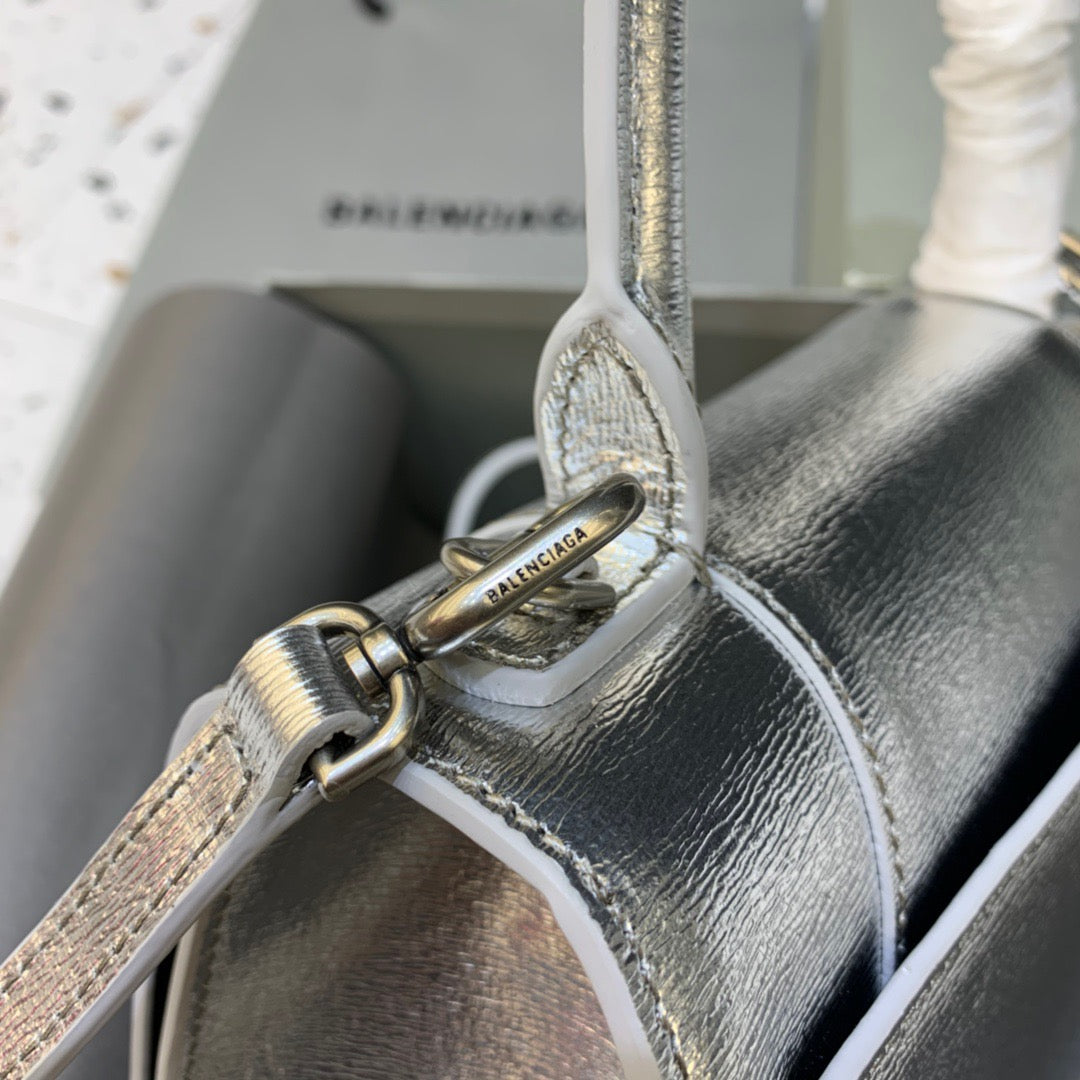 BLN-Ciaga Hourglass Small Handbag In SliTLM -, For Women,  Bags 9in/23LO