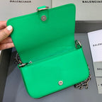BLN-Ciaga Bondage Wallet With Chain Green, For Women,  Bags 8in/20LO