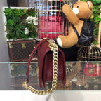 CHL -  Boy Handbag Gold Toned Hardware Burgundy For Women Bags, Shoulder And Crossbody Bags 9.8in/25LO A67086