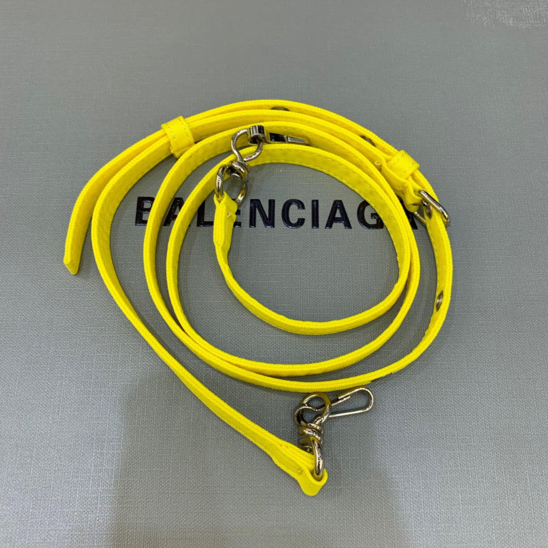 BLN-Ciaga Le Cagole Medium Bucket Bag In Yellow, For Women,  Bags 11.8in/30LO