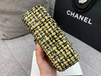 CHL - Mini Yellow Tweed Flap Bag For Women 20LO/7.5in