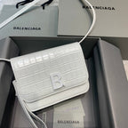 BLN-Ciaga Bolso Bandolera B In White, For Women,  Bags 7in/18LO