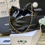 CHL -  22 Handbag Black For Women 14.4in/37LO AS3261 B08037 94305