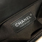 CHL -  Boy Handbag SilLusso Official - Hardware Black For Women Bags, Shoulder And Crossbody Bags 9.8in/25LO A67086
