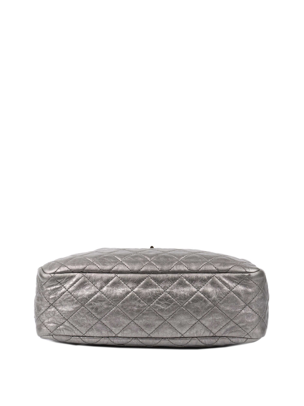 CHNL -  Metallic Silver 2.55 Reissue Camera Bag.