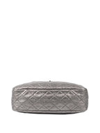 CHNL -  Metallic Silver 2.55 Reissue Camera Bag.
