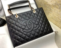 CHL -  Classic Tote Bag Gold Toned Hardware Black For Women 13.3in/34LO