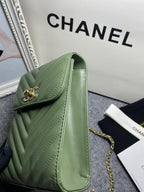 CHL -  Chevron Trendy CHL -  Phone Olive Bag For Women 18LO/7in