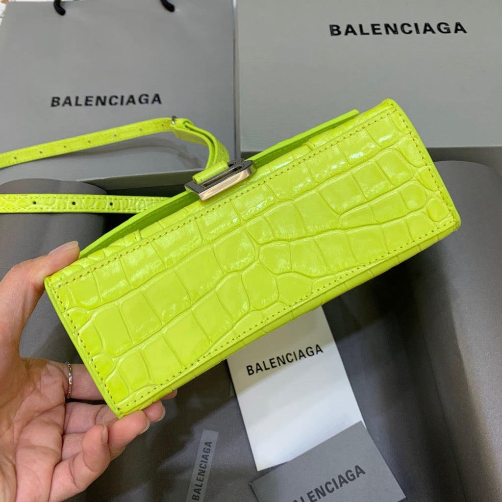 BLN-Ciaga Hourglass XS Handbag In Light Green, For Women,  Bags 7.4in/19LO