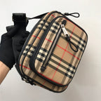 B-Berry - BB   Check And Crossbody Bag For Men, Bags 8.6in/22LO