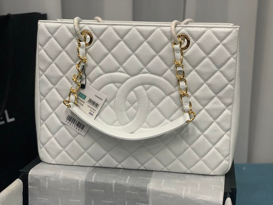 CHL - Tote Bag Spring Collection Gold Hardware White For Women 13in/33LO