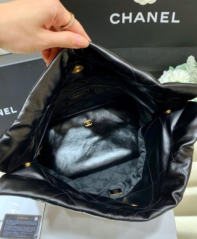 CHL -  22 Handbag Black For Women 14.4in/37LO AS3261 B08037 94305