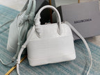 BLN-Ciaga Ville XXS Handbag In White, For Women,  Bags 8.6in/22LO