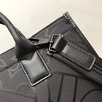B-Berry - BB  Monogram Recycled Polyester Jacquard Tote Black For Women, Bags 14.8in/37.5LO
