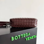 BV 25 Small Intrecciato Camera Bag 24.5cm Barolo Cowhide HW