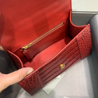 BLN-Ciaga Hourglass Small Handbag In Dark Red, For Women,  Bags 9in/23LO 5935461LRGM6211