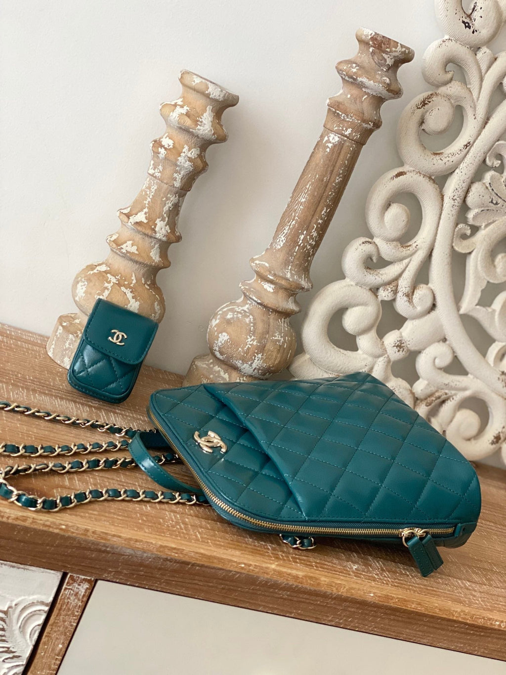 CHL - Rucksack Backpack Mallard Green Bag For Women 21LO/8in