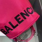 BLN-Ciaga Le Cagole Medium Bucket Bag In Dark Pink, For Women,  Bags 11.8in/30LO