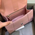 BLN-Ciaga Hourglass Small Handbag In Pink, For Women,  Bags 9in/23LO 5935461LR6Y5906