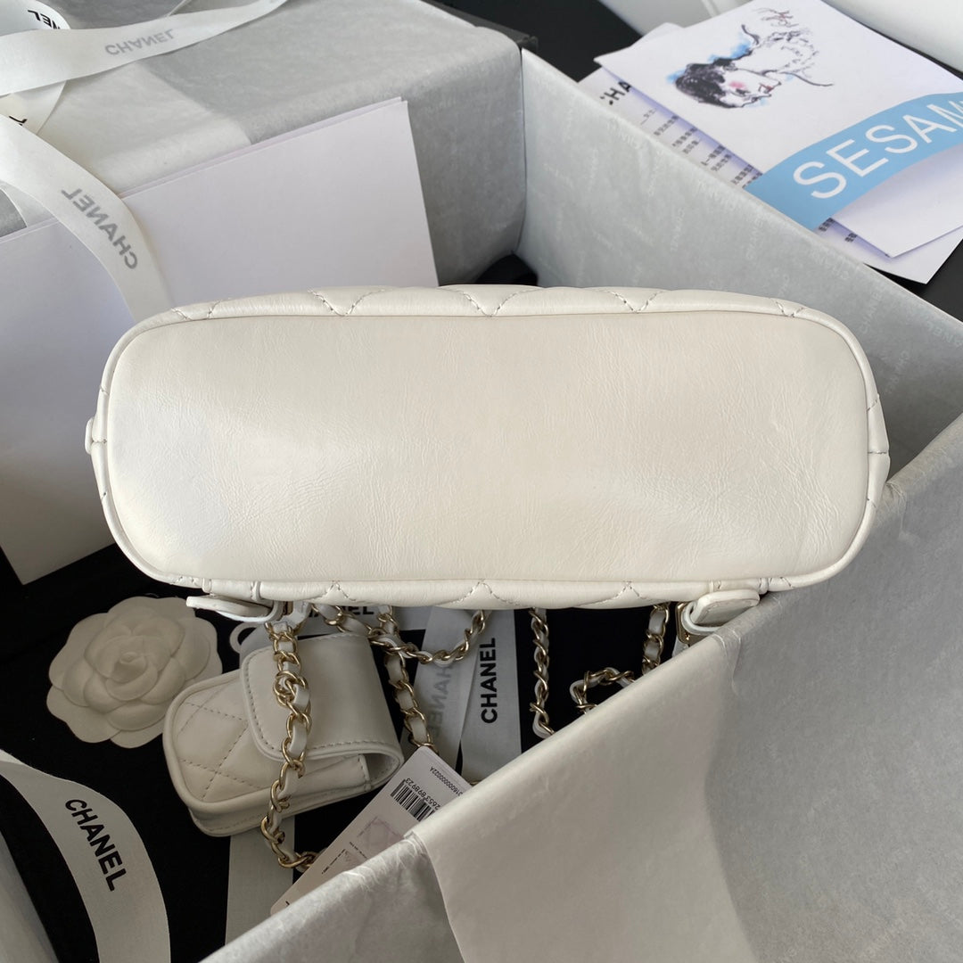 CHL - Rucksack Backpack White Bag For Women 21LO/8in
