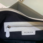 BLN-Ciaga Le Cagole XS Shoulder Bag In White, For Women,  Bags 13in/33LO 700940210BK9104