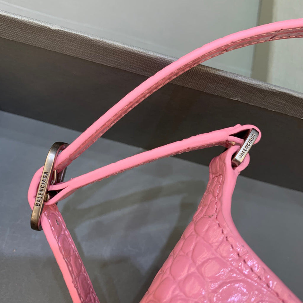 BLN-Ciaga XX Small Hobo Bag In Pink, For Women,  Bags 7.8in/20LO