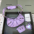 BLN-Ciaga Le Cagole XS Shoulder Bag In Light Purple, For Women,  Bags 10.2in/26LO 67130923EBY5306