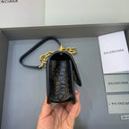 BLN-Ciaga Gossip Small On Chain Shoulder Bag Black, For Women,  Bags 7.4in/19LO