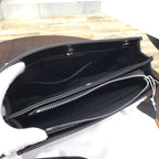 BLN-Ciaga Satin Crossbody Shoulder Bag In Black, For Women,  Bags 10.2in/26LO