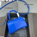 BLN-Ciaga Hourglass XS Handbag In Dark Blue, For Women,  Bags 7.4in/19LO