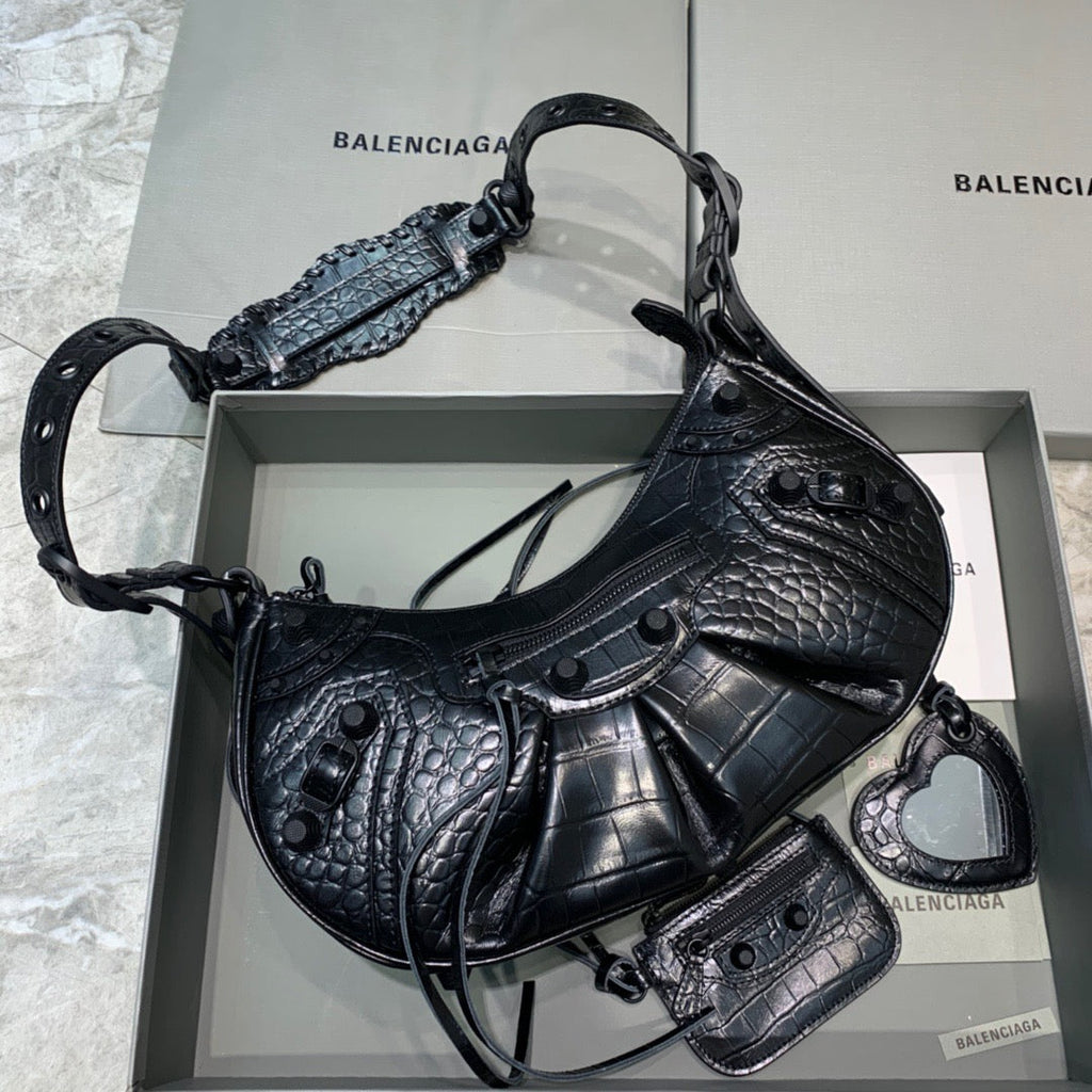 BLN-Ciaga Le Cagole XS Shoulder Bag In Black, For Women,  Bags 13in/33LO